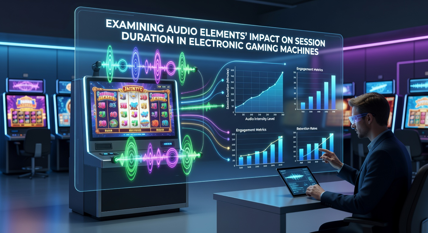 Electronic gaming machine interface showing sound controls and player engagement indicators